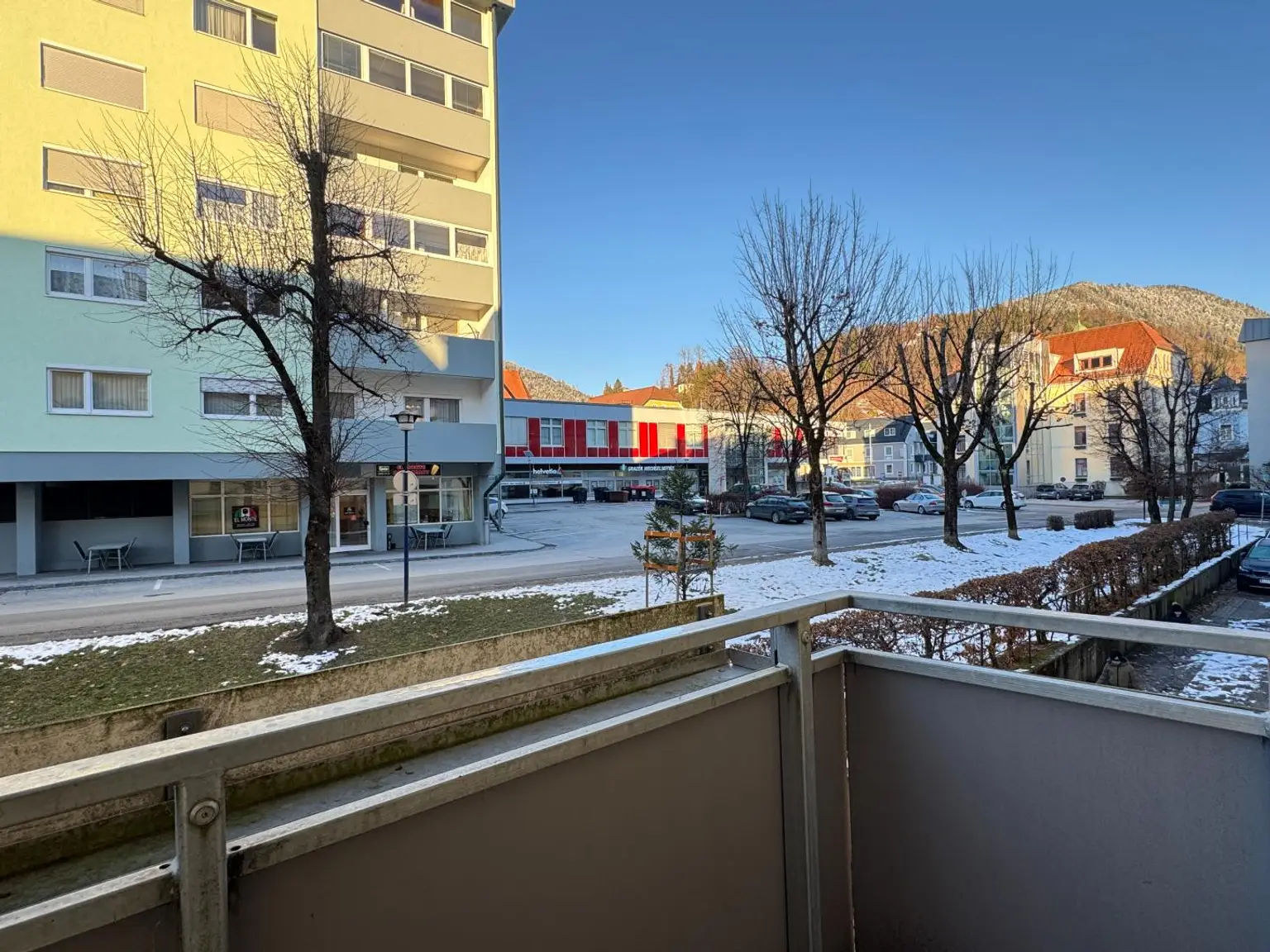 Aussicht vom Balkon Ost