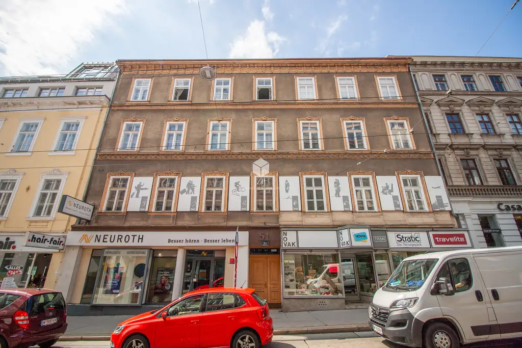 Einmaliges Geschäftslokal Währinger Str. 51 – maximale Aufmerksamkeit durch Straßenbahn