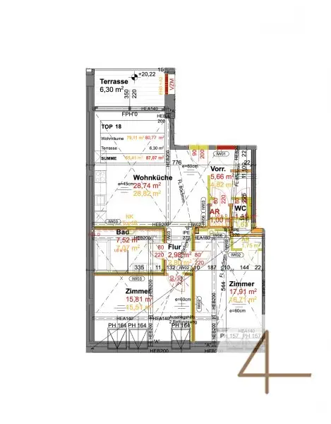 Grundrissplan