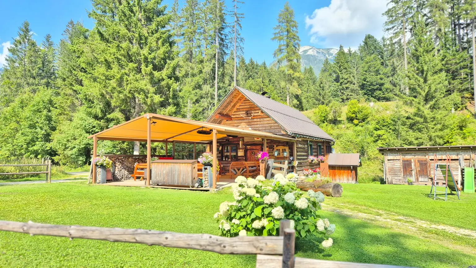 Bad Mitterndorf: Almhütte!! auf Eigengrund mit Nebengebäuden