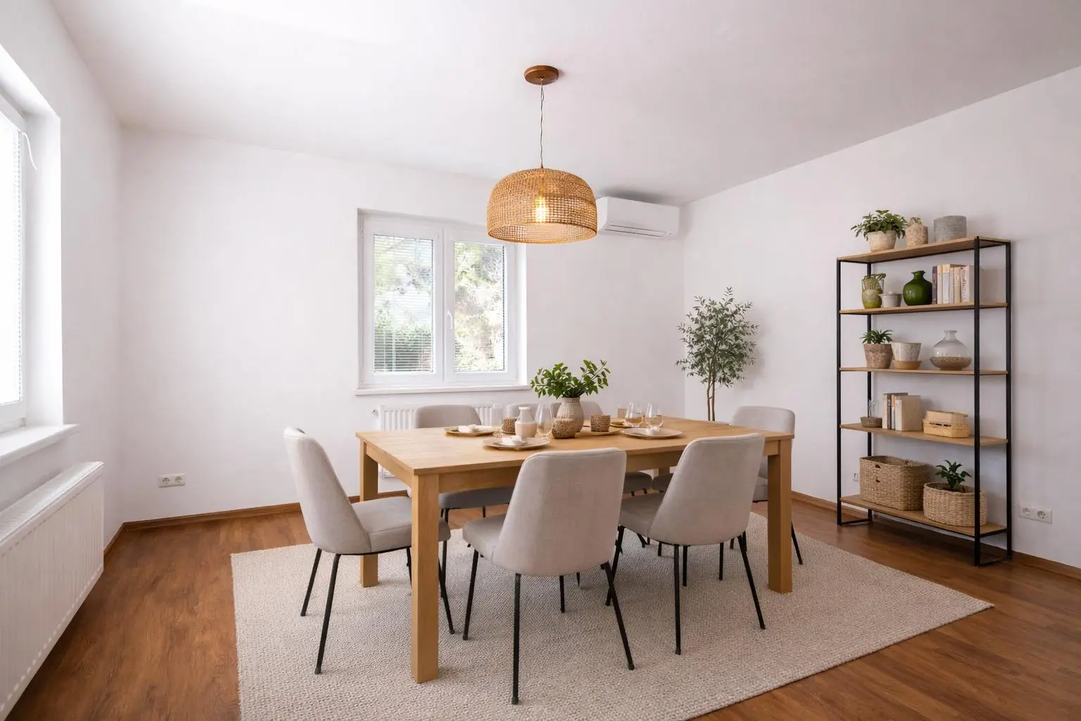 Esszimmer (virtuell eingerichtet)