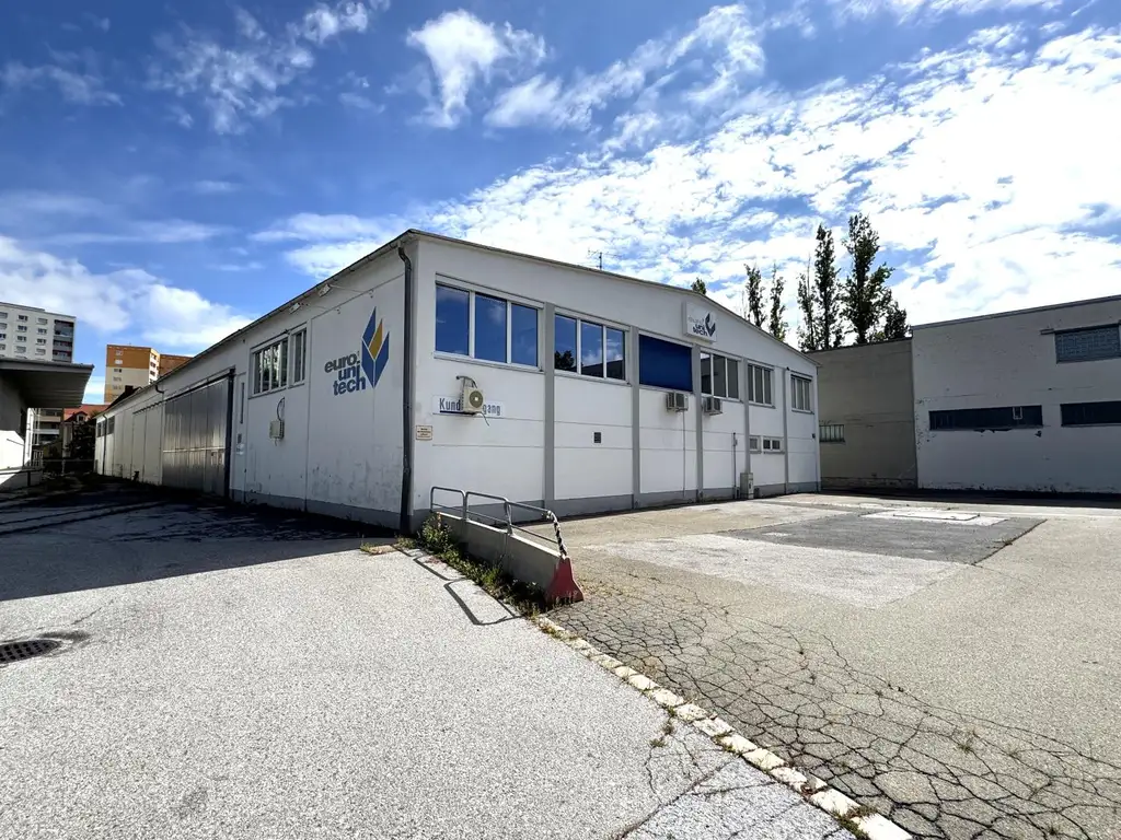 Hallenobjekt mit Büro beim Hauptbahnhof