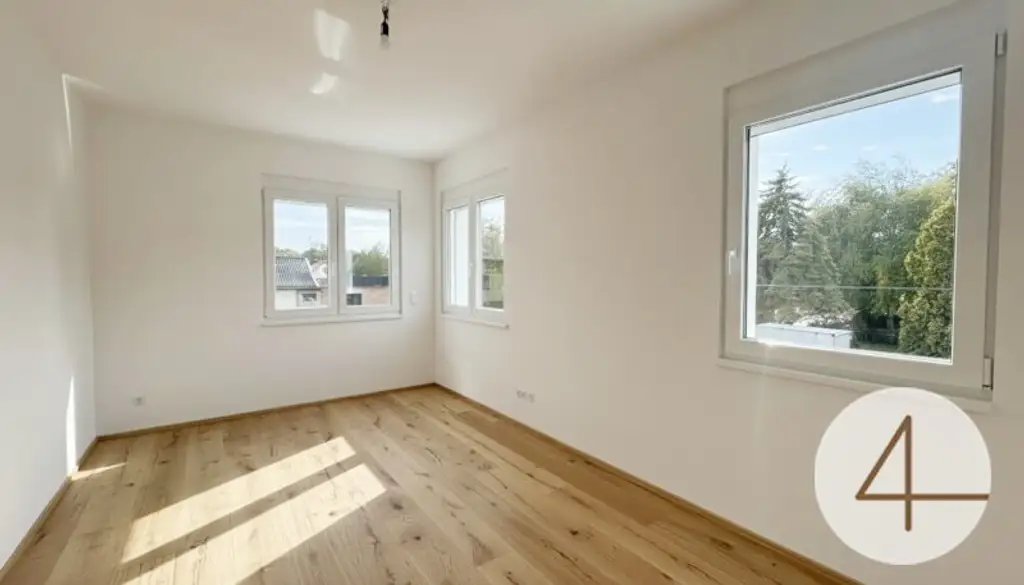 Top-Neubau in Markgrafneusiedl: 5-Zimmer-Ziegelhaus mit Eigengarten, Balkonen 2 Stellplätze – schlüsselfertig!