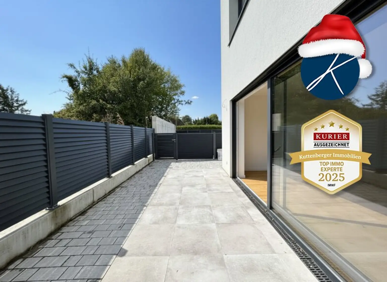 Große südseitige Terrasse