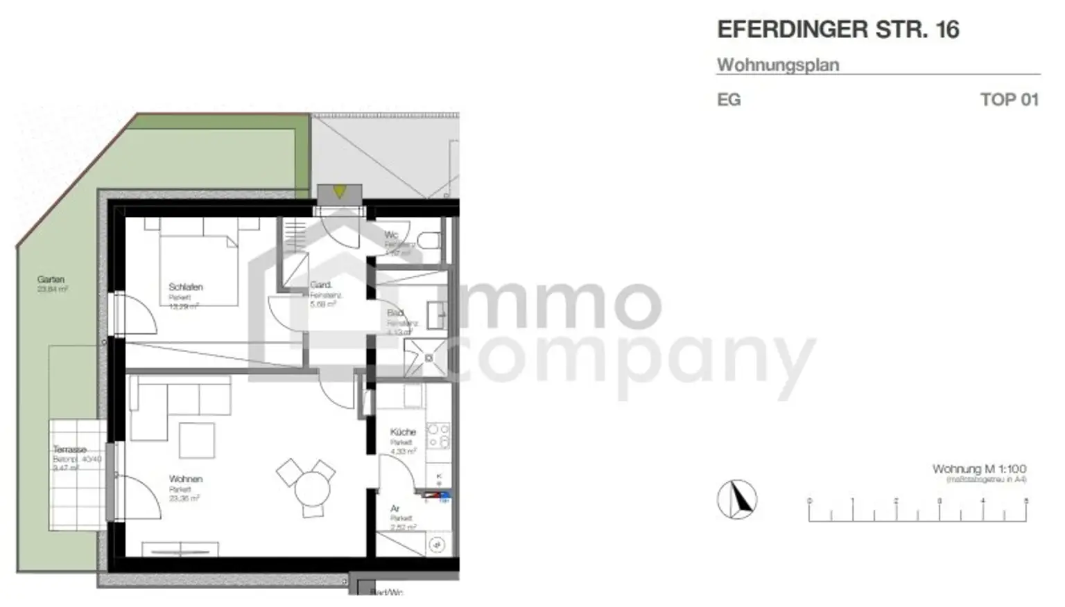 Attraktive Wohnung 55m². In der Gemeinde Wilhering/Linz Land– nachhaltige Wertanlage mit 4–5 % Rendite oder Eigenbedarf