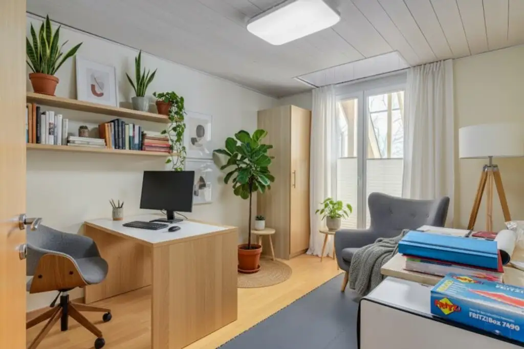 Ökologisches Traumhaus mit Garten und begehbarer Dachterasse