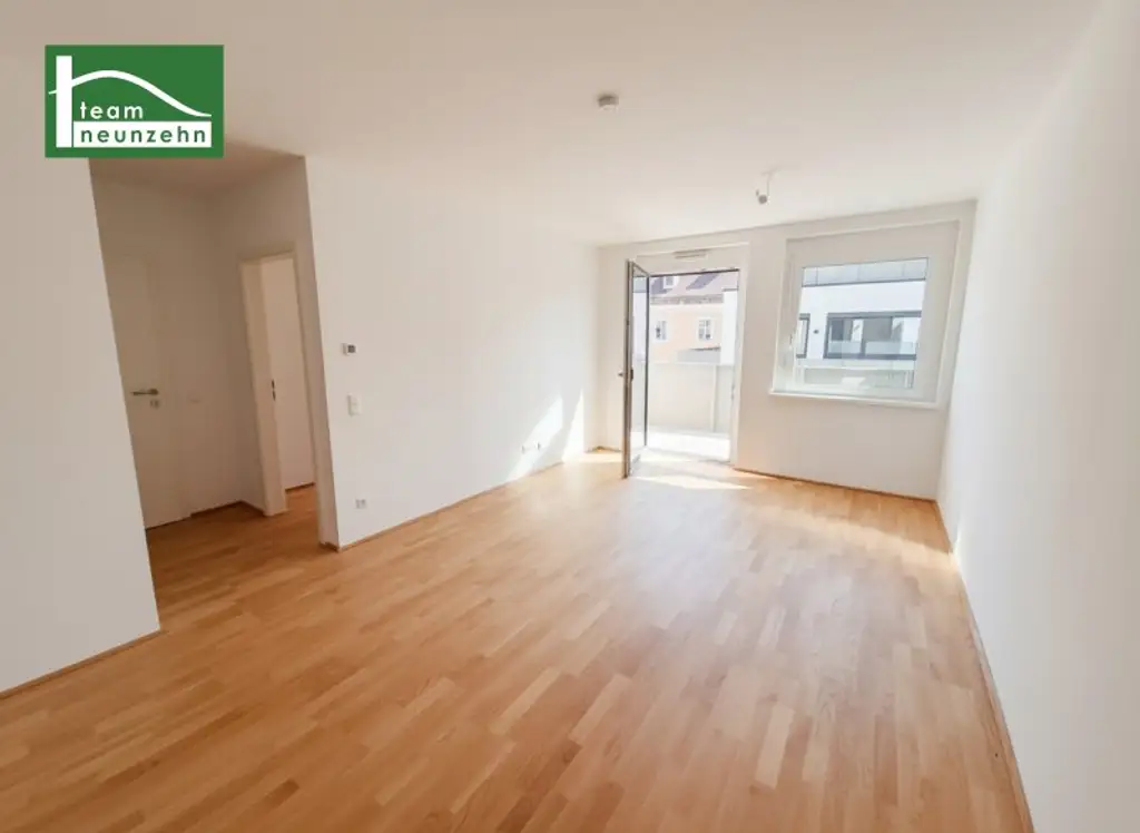 Moderne 2-Zimmer-Wohnung in idealer Lage! Karmeliterhof - Neubauwohntraum beim Rathausplatz. - WOHNTRAUM