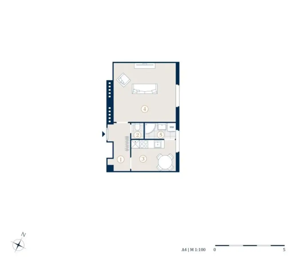 Charmante helle Garconniere, Nähe Meiselmarkt