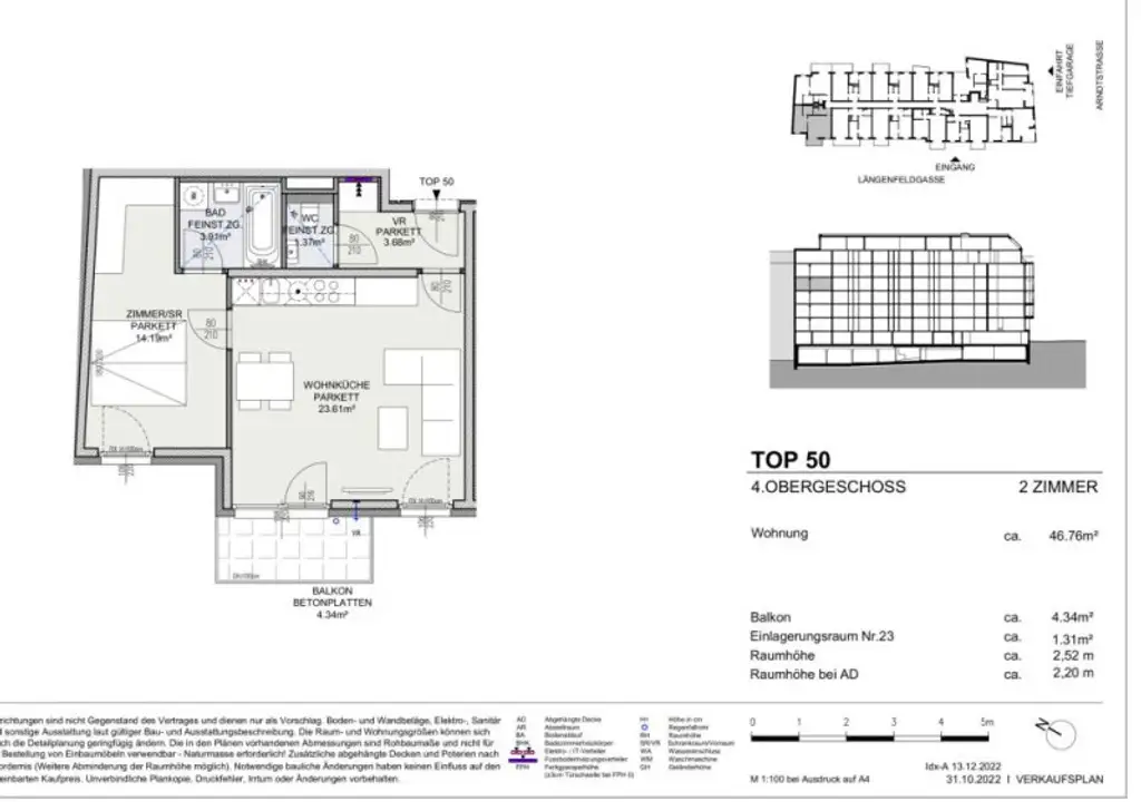 Modern wohnen in Meidling! Neubau 2-Zimmer-Erstbezug mit Balkon im 4. Liftstock - Top50