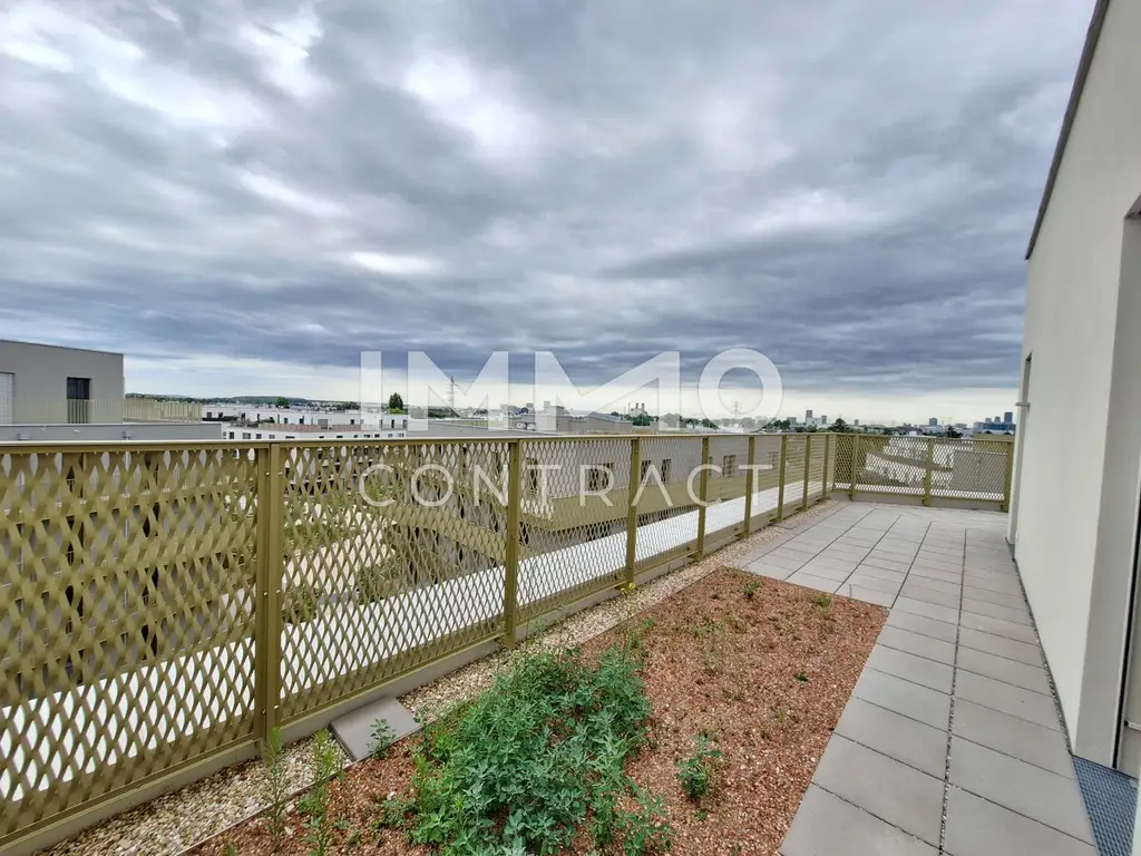 Terrassentraum mit Weitblick; knapp 50m² Terrasse
