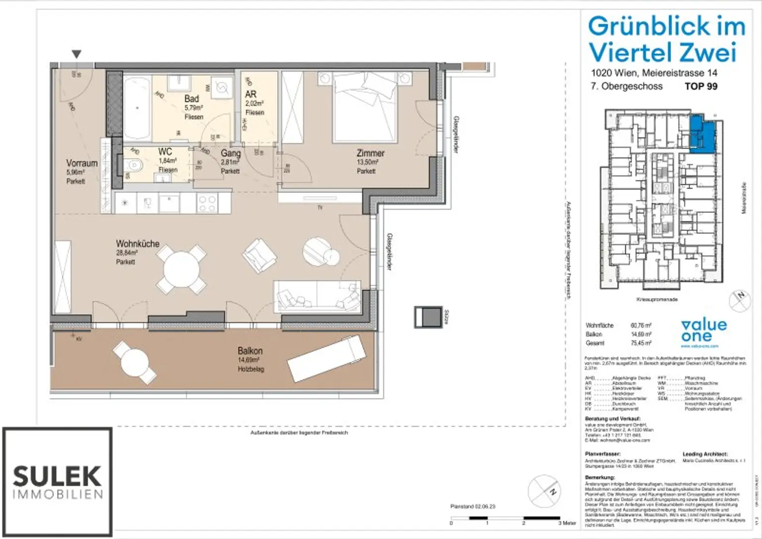 Exklusive 2 Zimmer Erstbezugswohnung inkl. Balkon, Poolnutzung, Fitnessraum & vielen Extras - Projekt Grünblick an der U2!