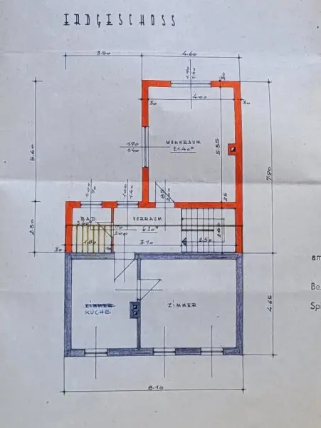 PRIVATSPHÄRE: KLEINES HAUS  mit ENTZÜCKENDEN GARTEN, Garage und Lagerräume - NÄHE BAHNHOF