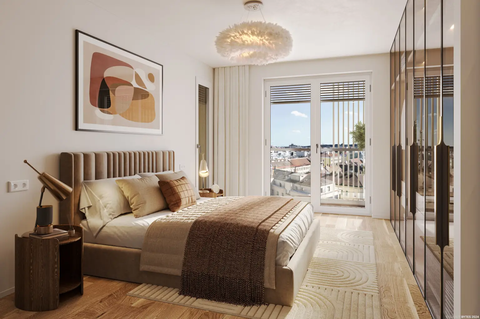 9. Floor with a view! Directly at the main train station: Commission-free + Completion in October