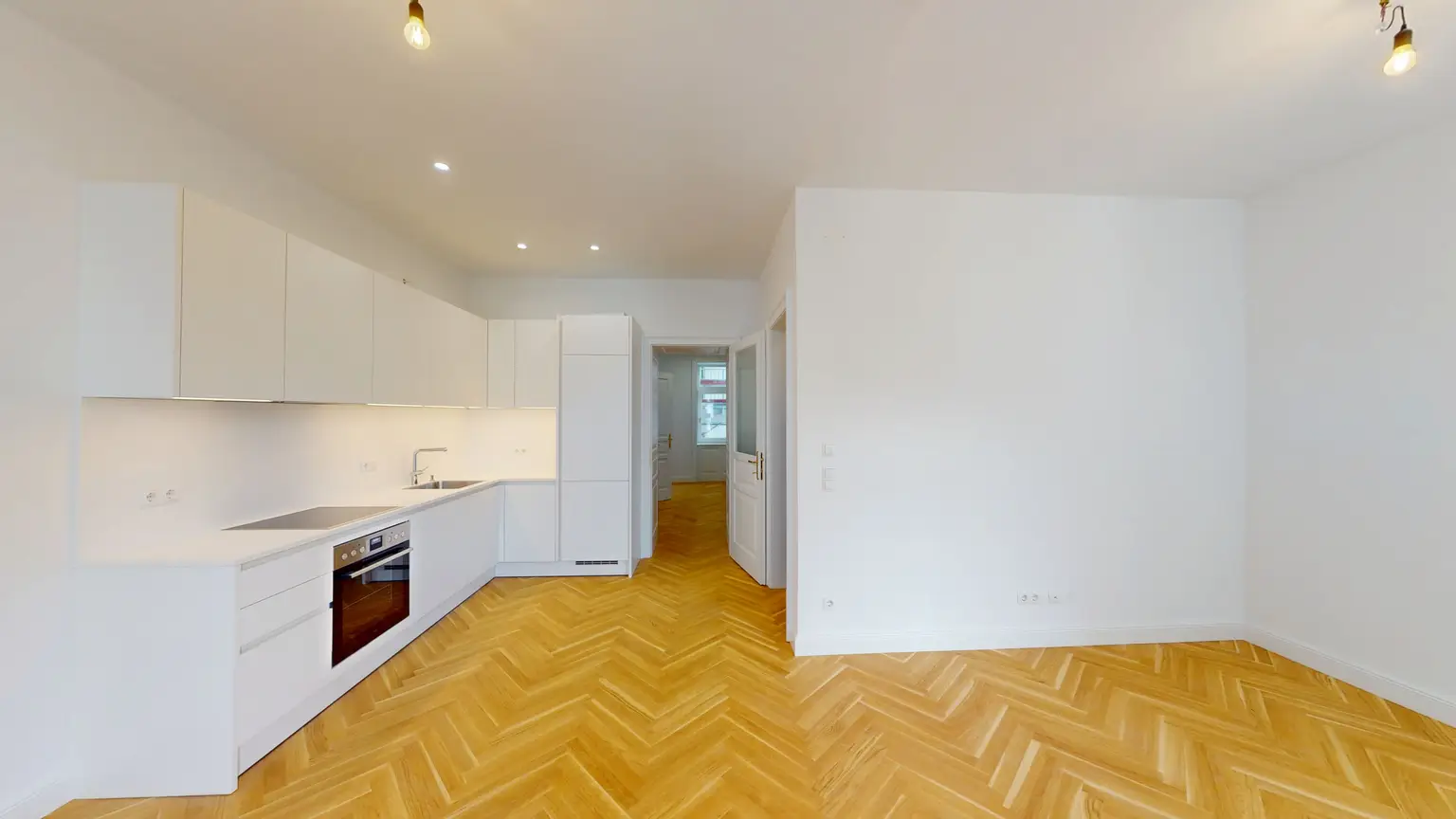 Moderne 2-Zimmer-Wohnung mit offener Wohnküche und Balkon