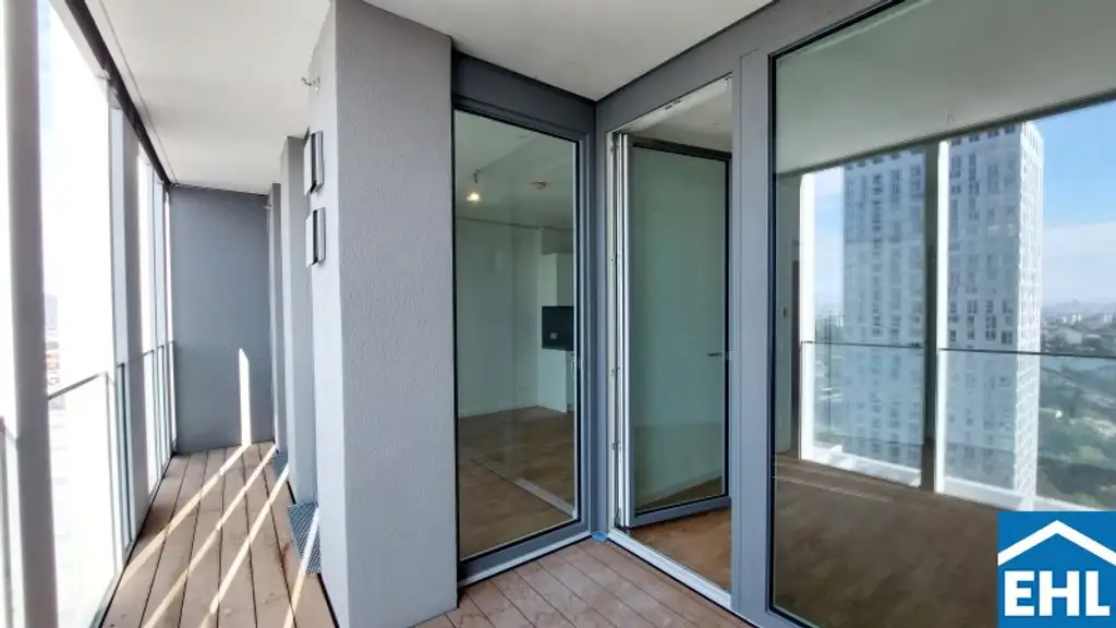 Erstbezug im VIENNA TWENTYTWO bei der U1 *Rooftop-Pool inklusive*