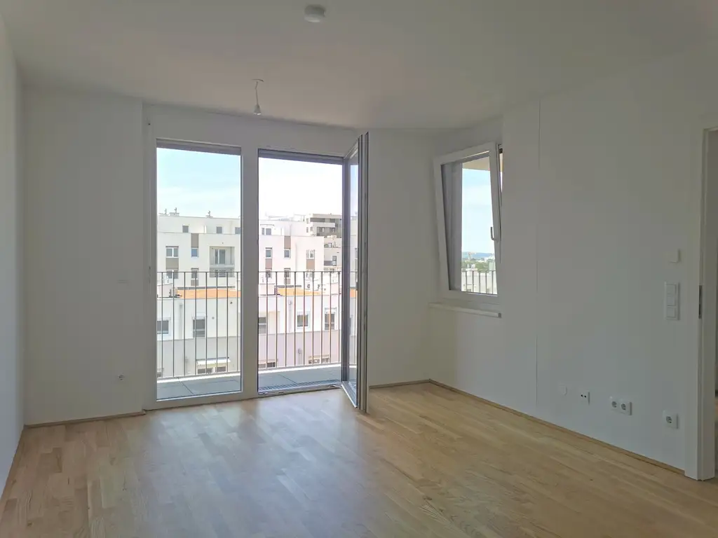 2-Zimmer Neubau Mietwohnung mit Loggia in zentraler Lage nähe U1!