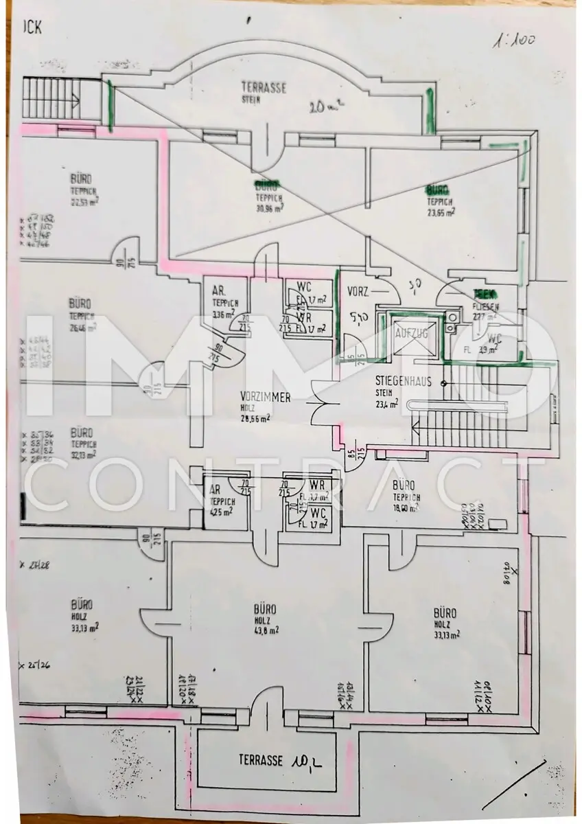Büro groß