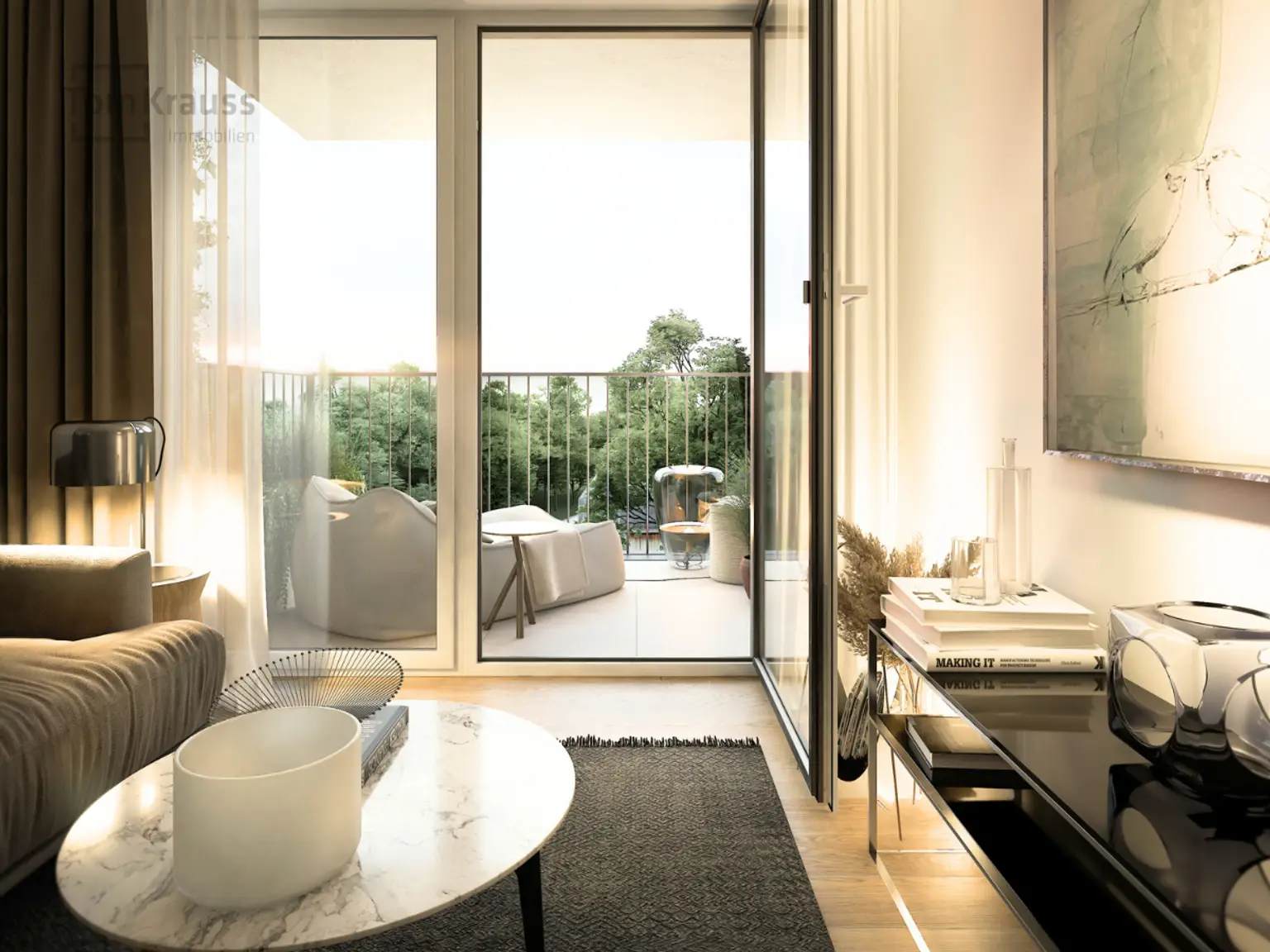 MODERNE 3-ZIMMER WOHNUNG MIT BALKON