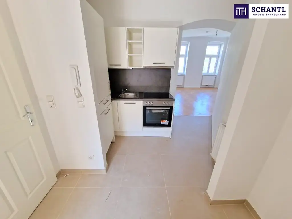 Lichtdurchflutete Räume, edler Fischgrätparkett und moderne Ausstattung - neu sanierte 2-Zimmer Wohnung + Traumhaftes Altbauhaus + 3.Liftstock + Beste Infrastruktur! Jetzt zugreifen!