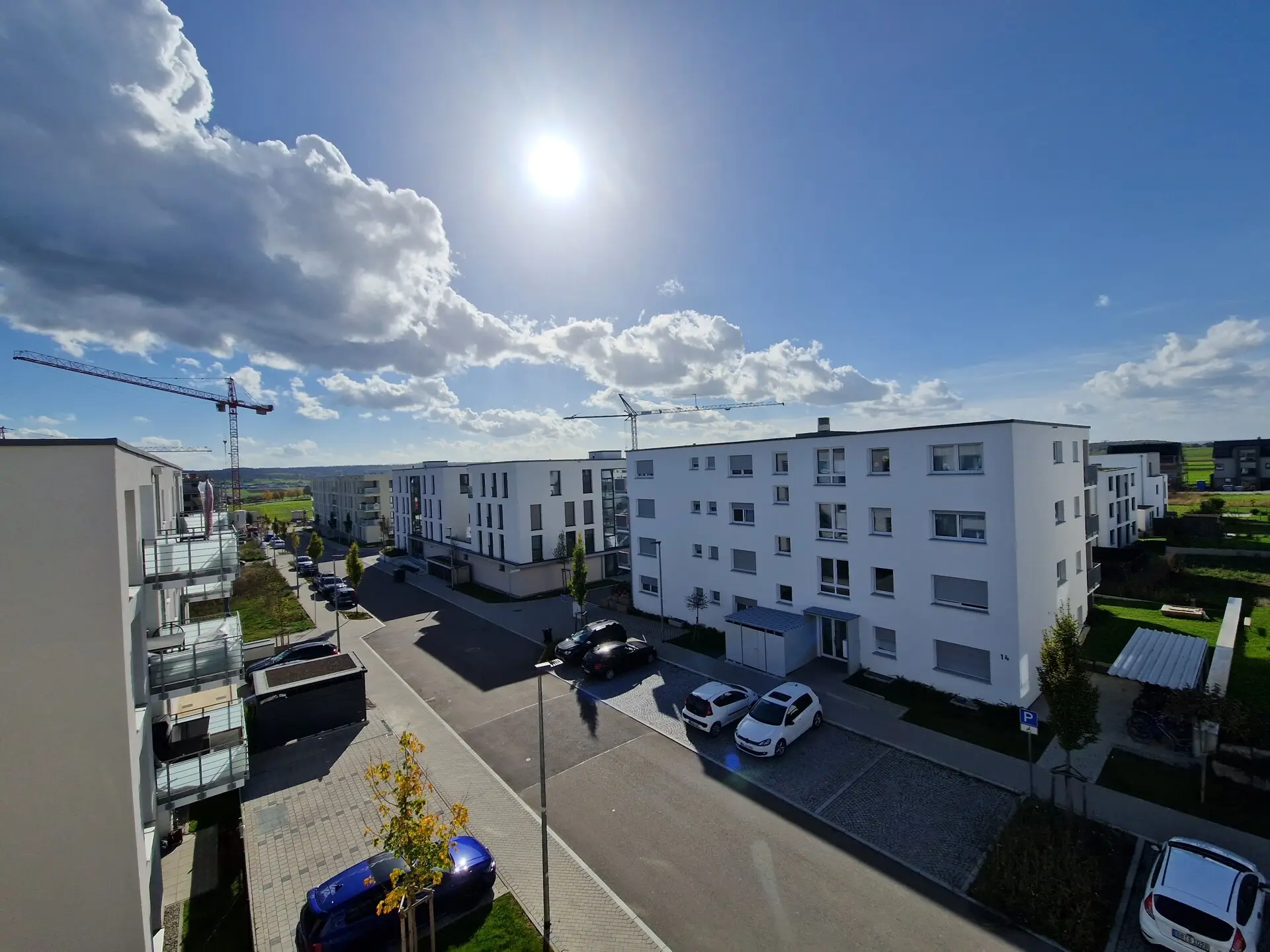 Aussicht Balkon nach links