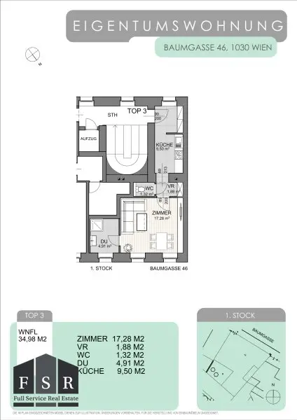 Geschmackvoll sanierte 1-Zimmer-Wohnung in schöner Altbauliegenschaft - Ubahnnähe!