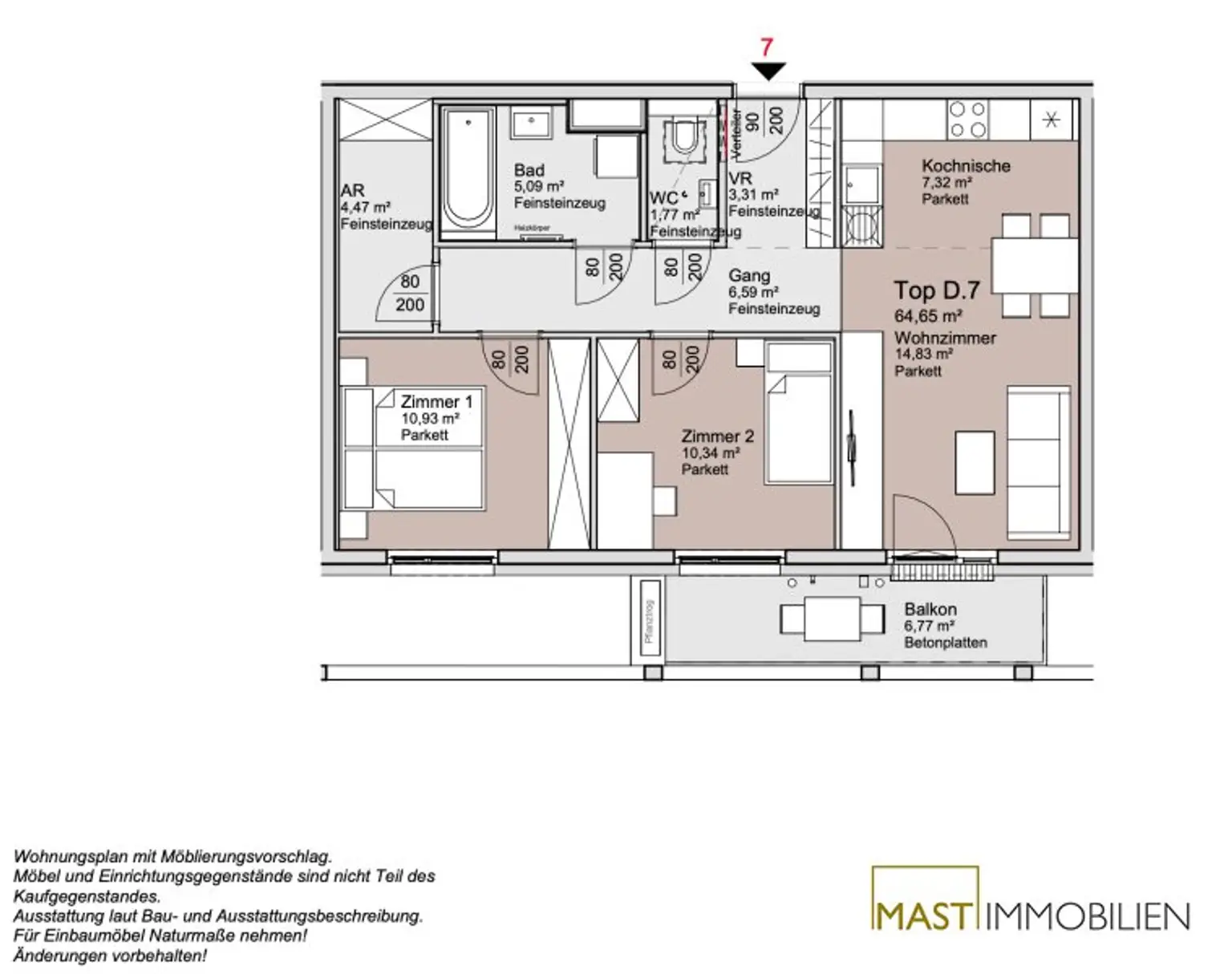 An der Schanze - 3-Zimmer Wohnung mit Balkon