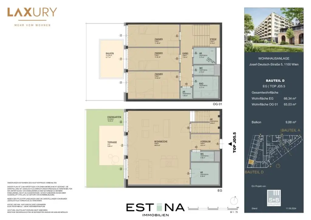 Exklusives Townhouse mit Garten - mitten in Wien
