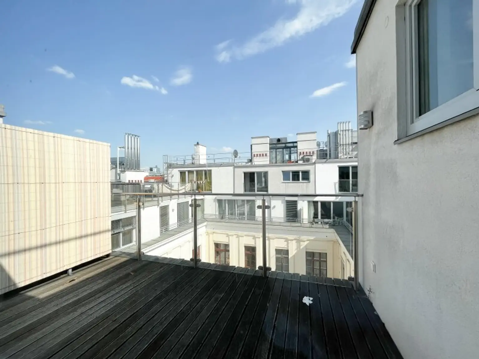 DACHTERRASSENMIETE, Nähe Börse / Rudolfsplatz - teilmöbliert