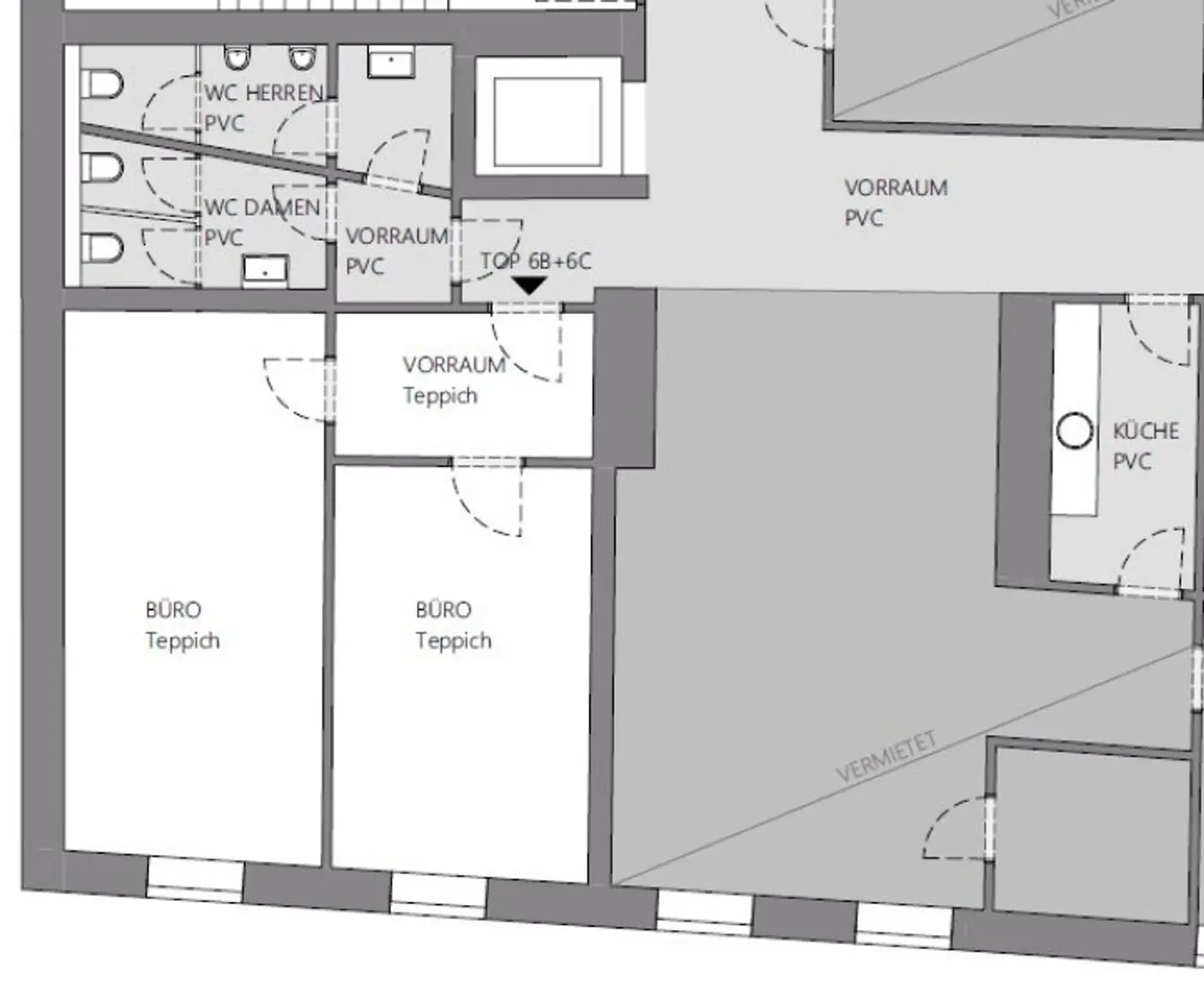 Ausgestattete Büro-/Kanzleifläche in 1A Innenstadtlage von Klagenfurt