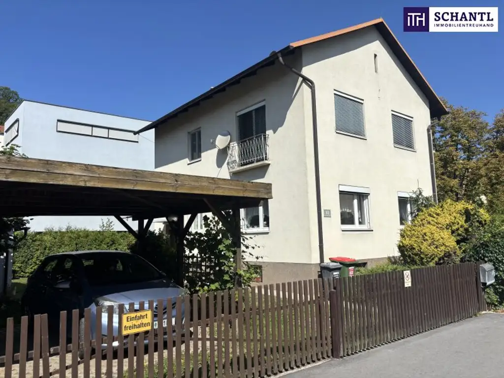 ++GARTENWOHNUNG in in RUHIGER STRASSGANGER-LAGE++ GARTENNUTZUNG ca. 280m², CARPORT++ LEICHT SANIERUNGSBEDÜRFTIG++