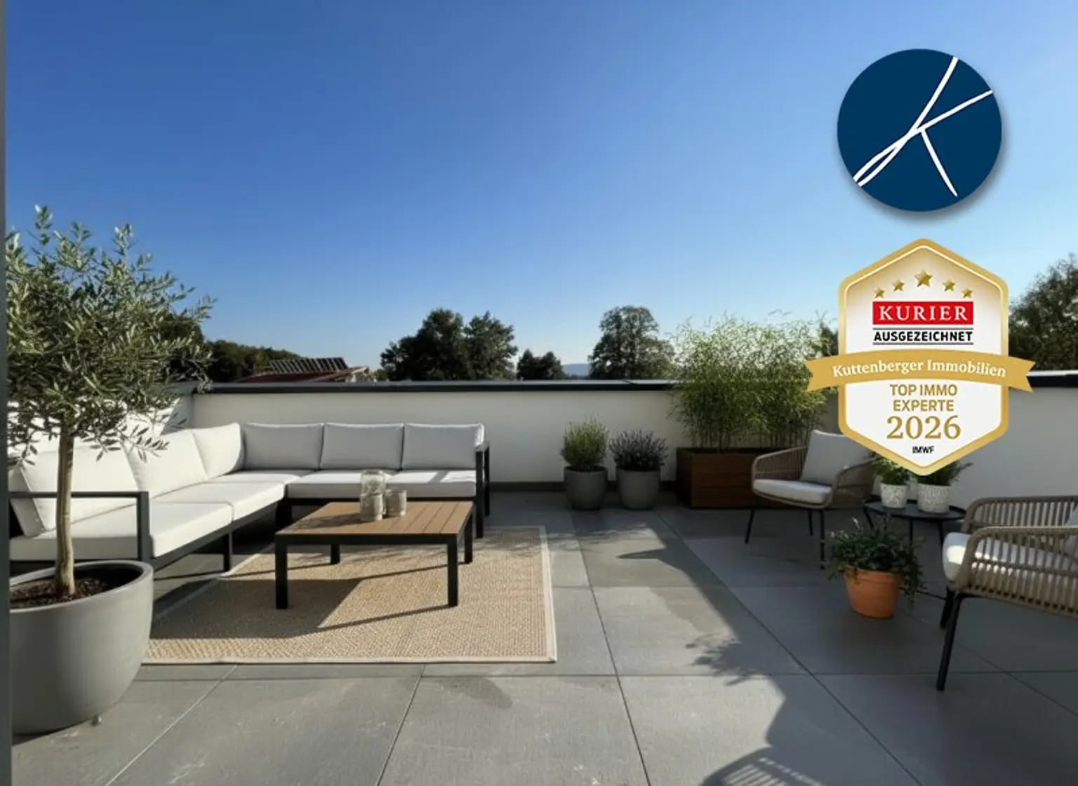 KI-generierter Gestaltungsvorschlag (Möblierung nicht enthalten)