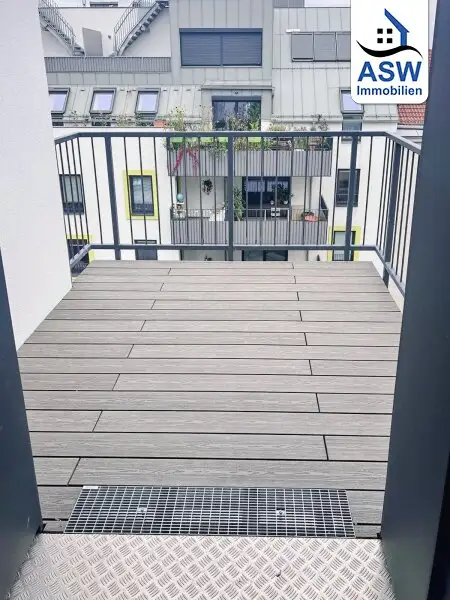 Hochwertig ausgestattete 1- Zimmer Wohnung mit 2 Balkonen