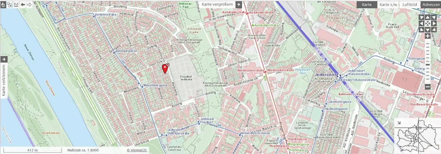 Lageplan und Öffis 2