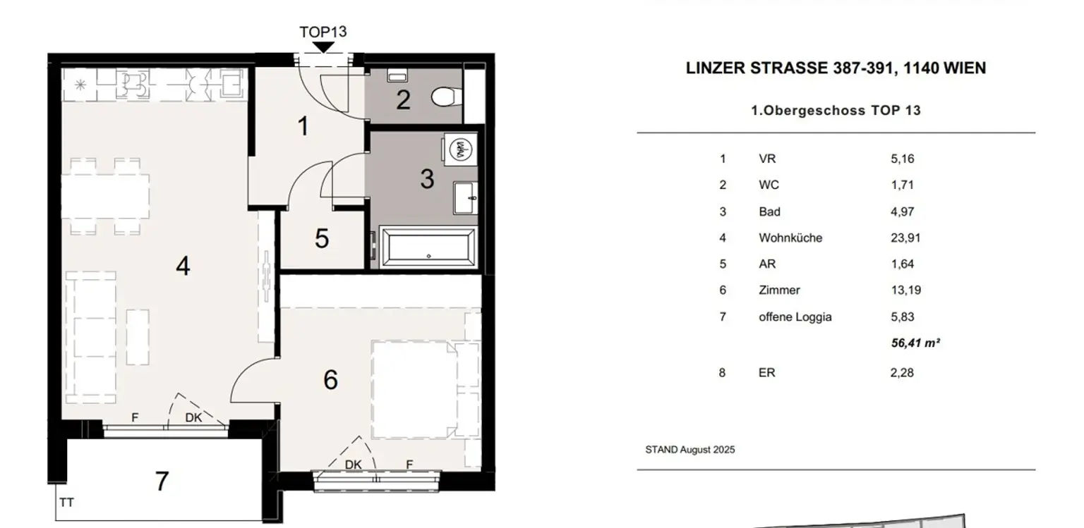 Jetzt sparen: Frühentscheider erhalten Sonderkonditionen! toll geschnittene 2-Zimmer-Wohnung