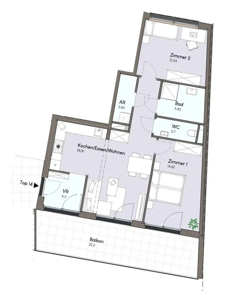 Einladung zum Open-Hause-Day / Samstag, 08. November 2025 von 10:00 bis 14:00 Uhr| 3 Zimmer Wohnung |Wohnung mit XL-Balkon