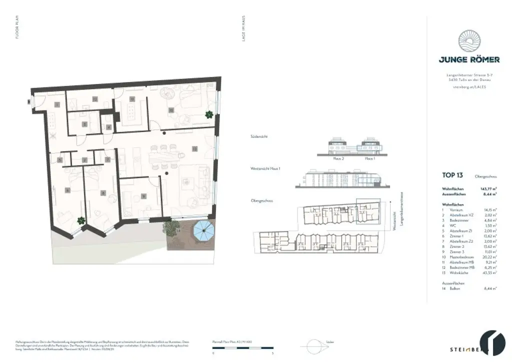 5 Zimmer Wohnung im Zentrum von Tulln