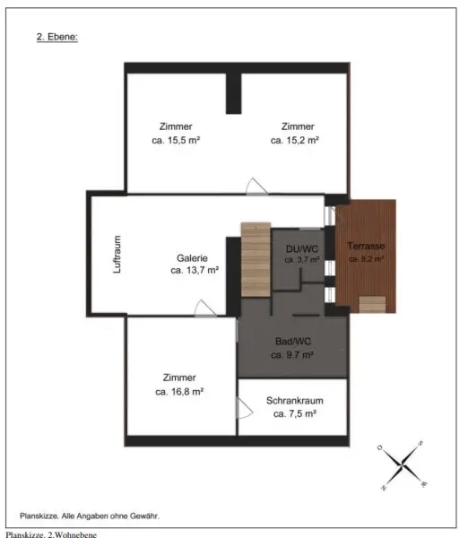 Möblierte Dachgeschoss Maisonette, 5 Zimmer, +3 (4) Schlafzimmer, 2 Bäder, Terrasse, offener Kamin - sehr attraktive Wohnung | furnished 4 BR apartment with 3 bathroom and terrace