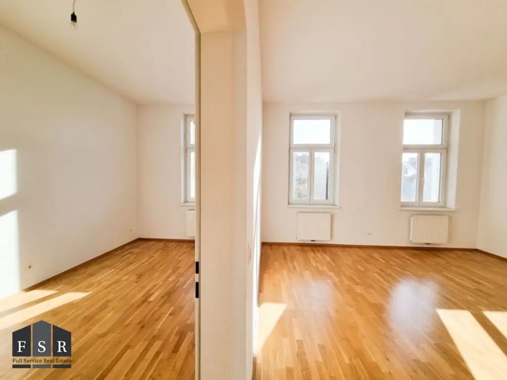 5-Zimmer-Altbauwohnung mit Balkon, lichtdurchflutet und ruhig in guter Lage des 5. Bezirks - zukünftige U-Bahnnähe