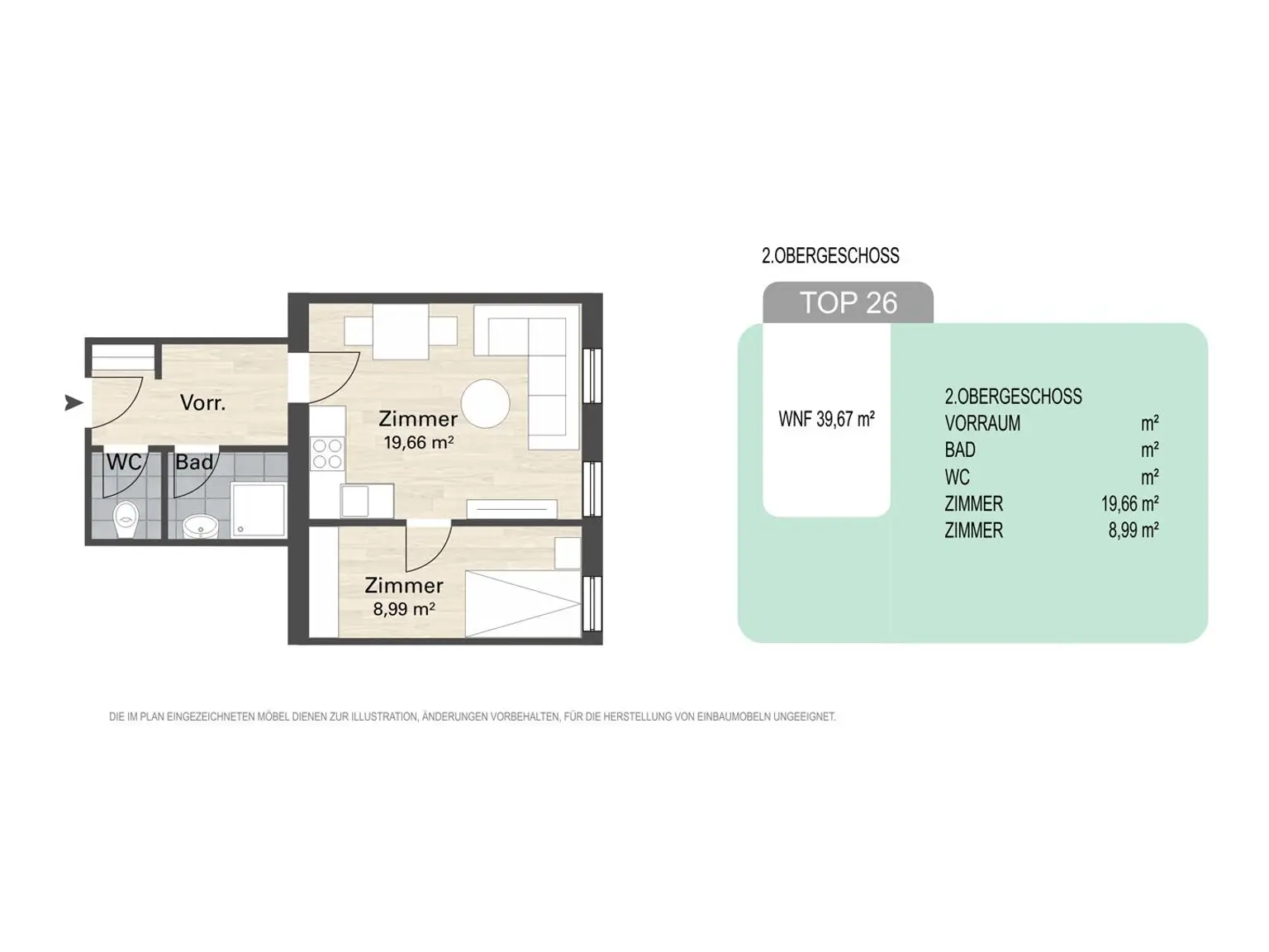 Wunderschöne 2-Zimmer-Wohnung mit perfekter Infrastruktur in 1150