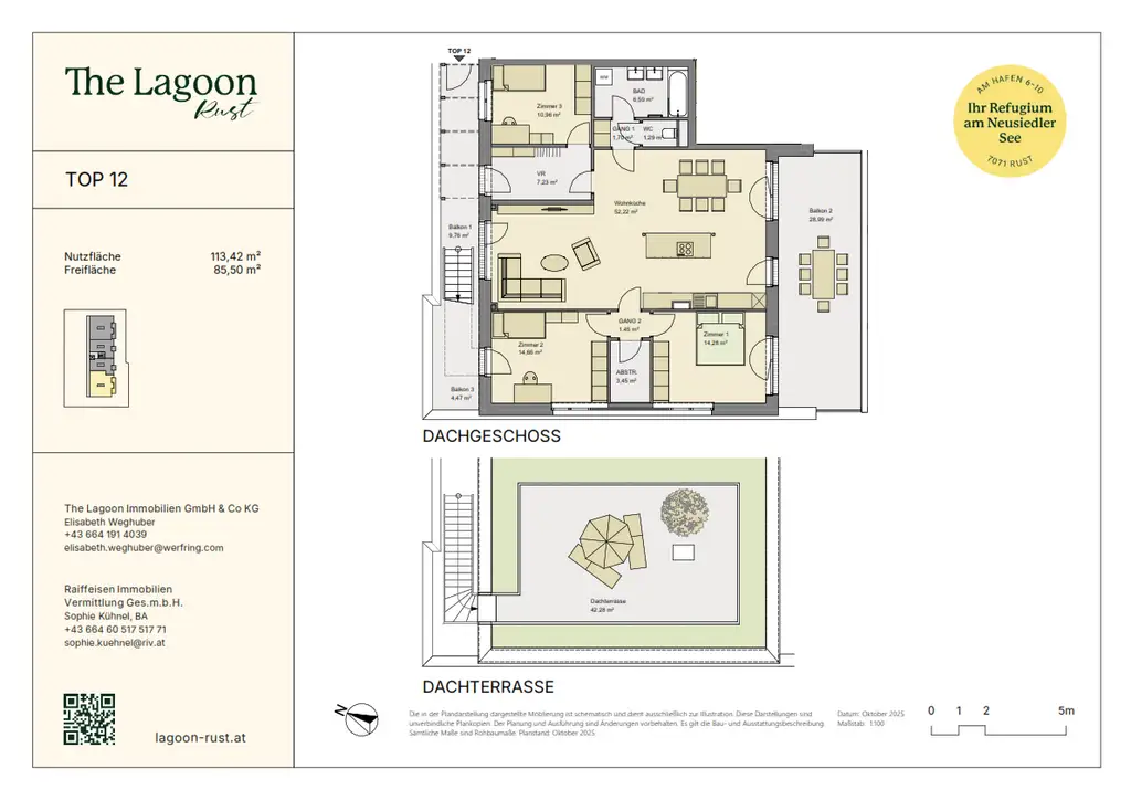 "The Lagoon" - Modern - Nachhaltig - Elegant PROVISIONSFREI