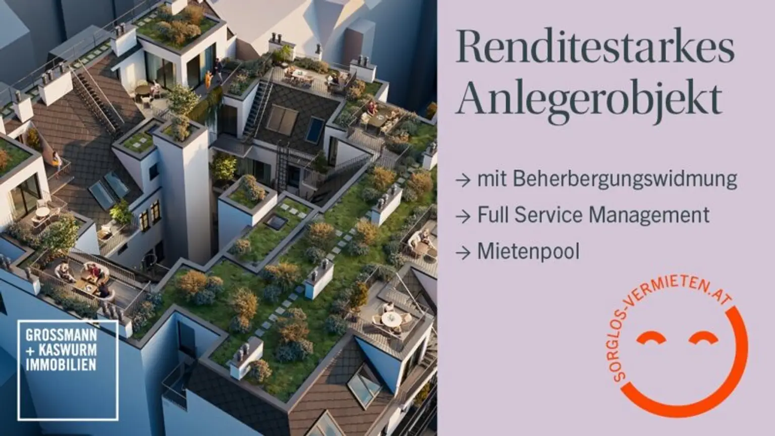 RENDITESTARKES ANLEGEROBJEKT MIT BEHERBERGUNGSWIDMUNG BEI SCHÖNBRUNN