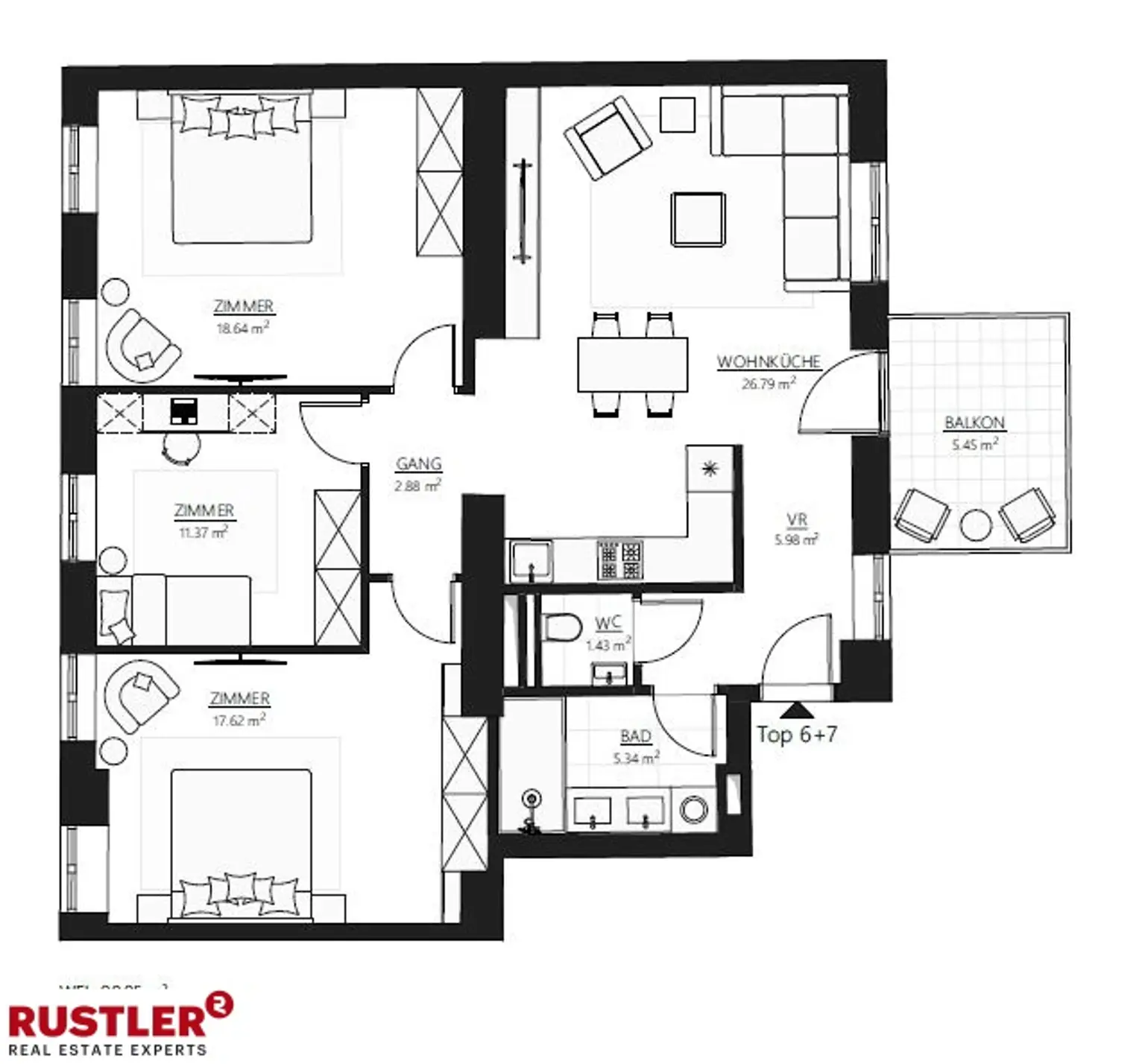 Altbaurenaissance - 3-Zimmer-Wohnung mit Balkon - Nähe Kutschkermarkt