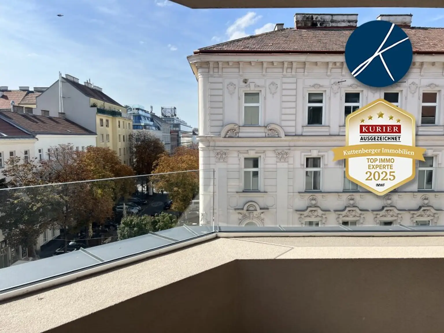 *Superprojekt: ''Über den Baumwipfeln" TOP 45 MIT ZWEI TRAUMHAFTEN WEST-LOGGIEN