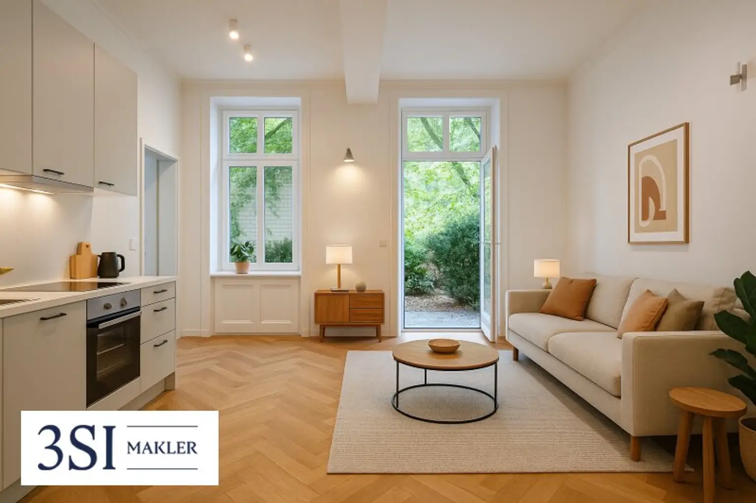 Top sanierte Erstbezug-Wohnung mit großzügiger hofseitiger Terrasse