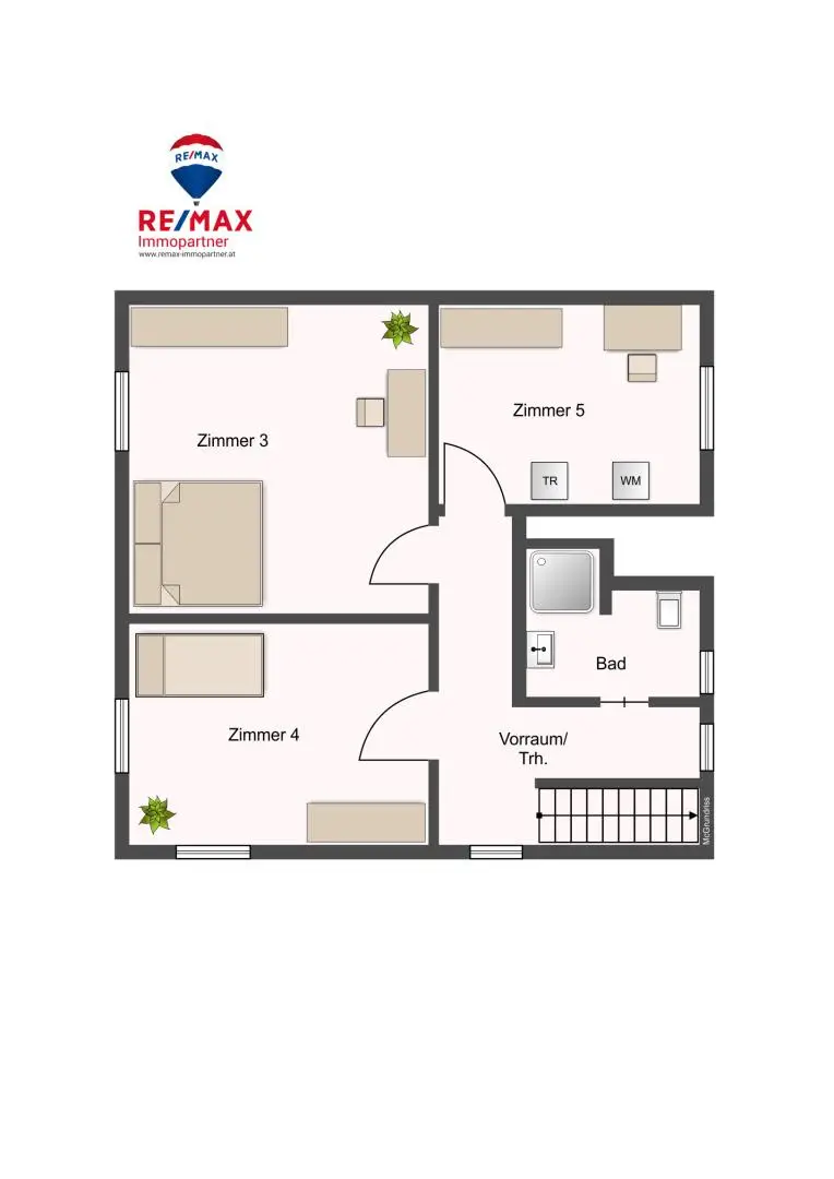 Grundrissplan (OG 2 - Nebenhaus)