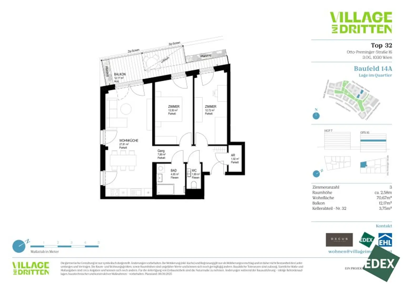 VILLAGE IM DRITTEN | BAUFELD 14A | NATÜRLICH DRAUSSEN | ANLEGER