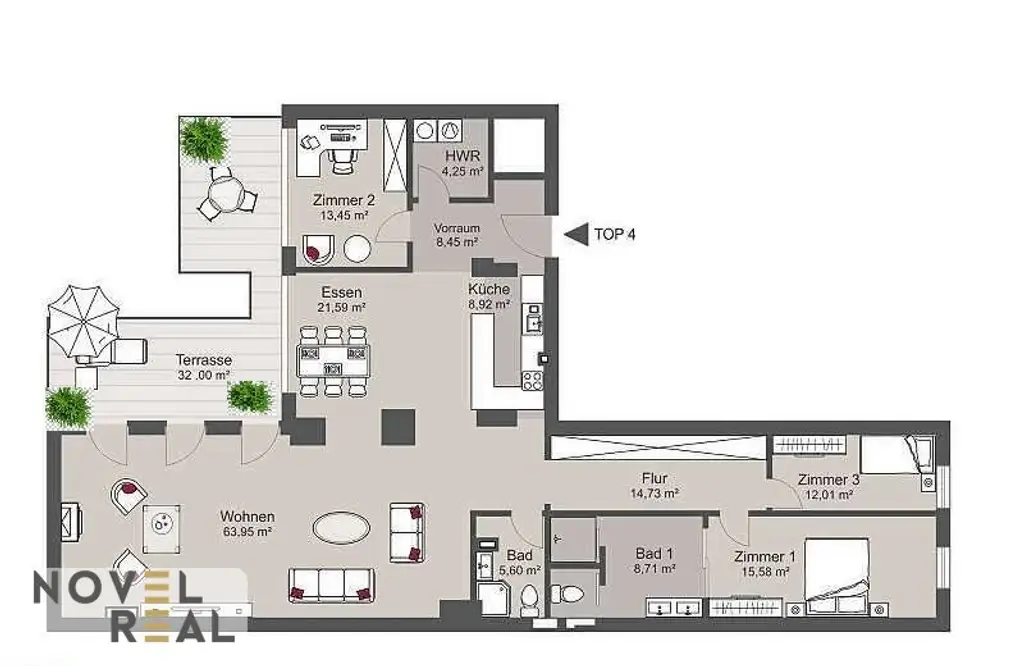 Exklusive Wohnung in begehrter Lage!