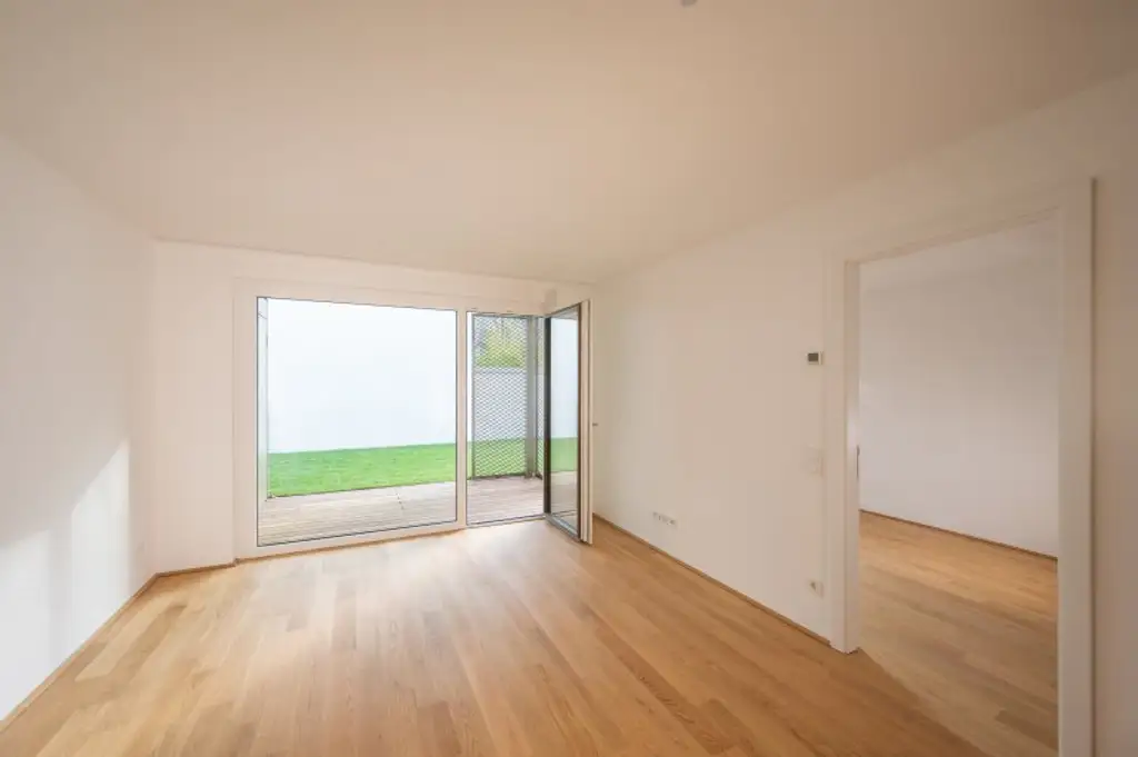 EDUART-Die Kunst des Wohnens: Hochwertiger 2-Zimmer NEUBAU-ZWEITBEZUG mit 15m² Garten und 10m² Terrasse! (8/7)