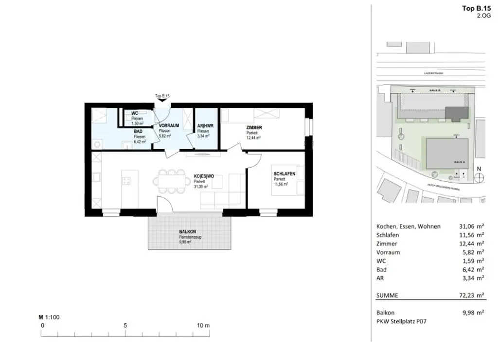 Stilvolle Terrassenwohnung Top B.15 - Neubauprojekt SCHÖN | DORF | BLICK
