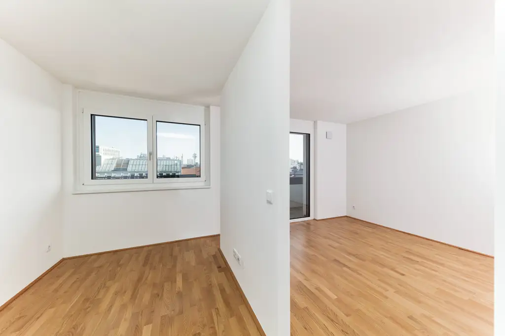 Moderner Neubau - Singlewohnung mit Freifläche, provisionsfrei mit gratis Jahreskarte Wr. Linien